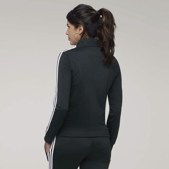 ADIDAS Iconic Women’s Track Jacket with three Iconic stripes on sleeve🔥🔥🔥 - Picture 4 of 13